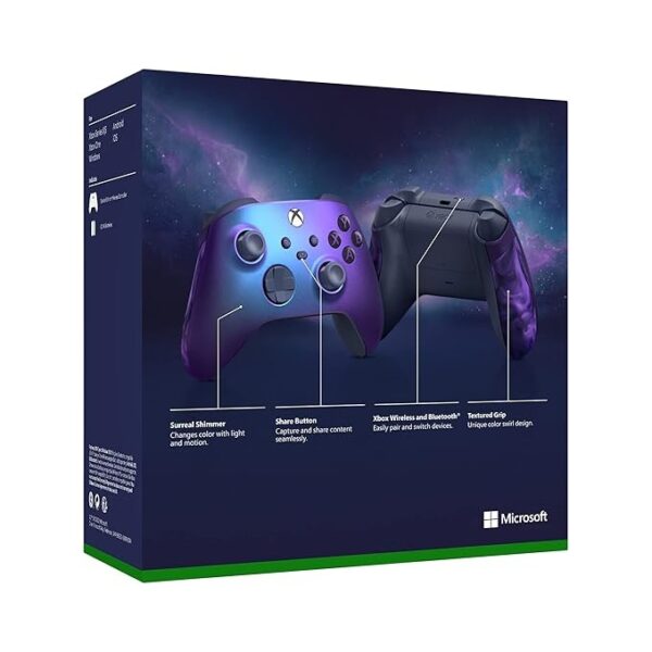 Microsoft Xbox Wireless Controller Stellar Shift Special Edition, Auxiliary